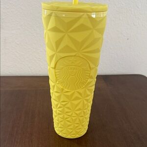 Starbucks Geometric Yellow Tumbler